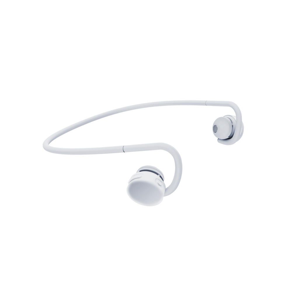 nwm GO ワイヤレスイヤホン　ホワイト nwm GO - Wireless On-Ear Speakers (Neckband)