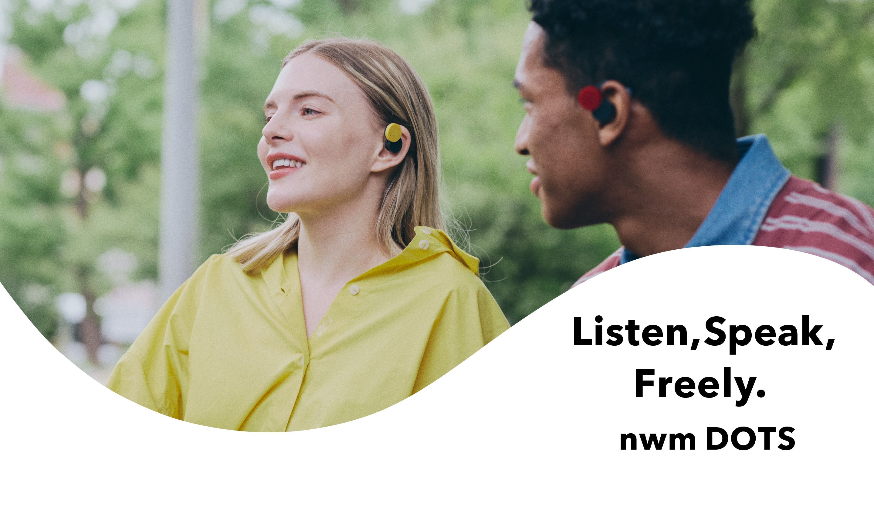 nwm DOTS - Wireless On-Ear Speakers (Open Ear Earphones)